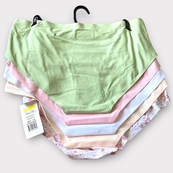 sophie b. Invisible Edge Hipster Panties Soft Pastel Colors 5 Pair Size … - Picture 2 of 7